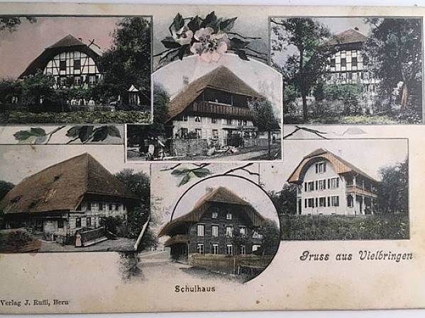Gruss aus Vielbringen (Postkarte aus dem späten 19. Jahrhundert)