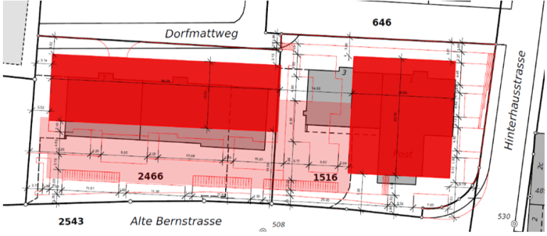 Alte Bernstrasse (ehemals Coop/Post)