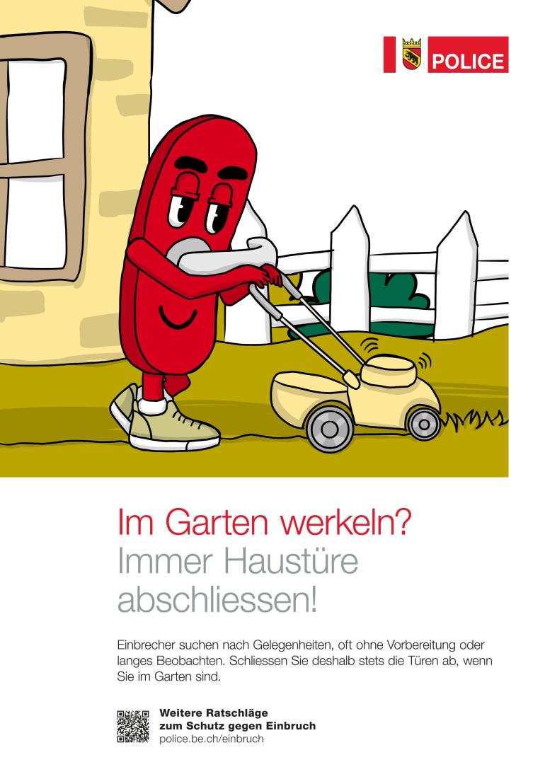 Im Garten werkeln